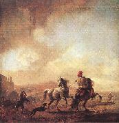 WOUWERMAN, Philips Two Horses er oil painting